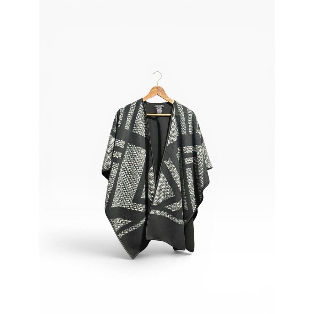 Ike Behar Shawl Cape Poncho Women’s OS Blanket Sweater Cardigan